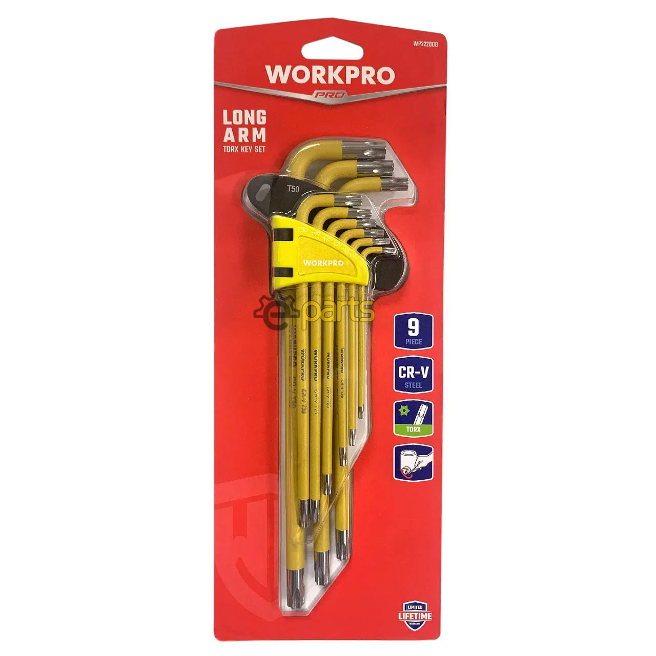 9PC LONG ARM TORX KEY SET (T10 - T50) WP222008 PRICE IN BANGLADESH 