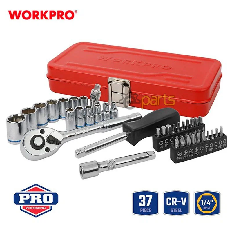 37PC 1/4" DR. SOCKET SET WP202547 PRICE IN BANGLADESH